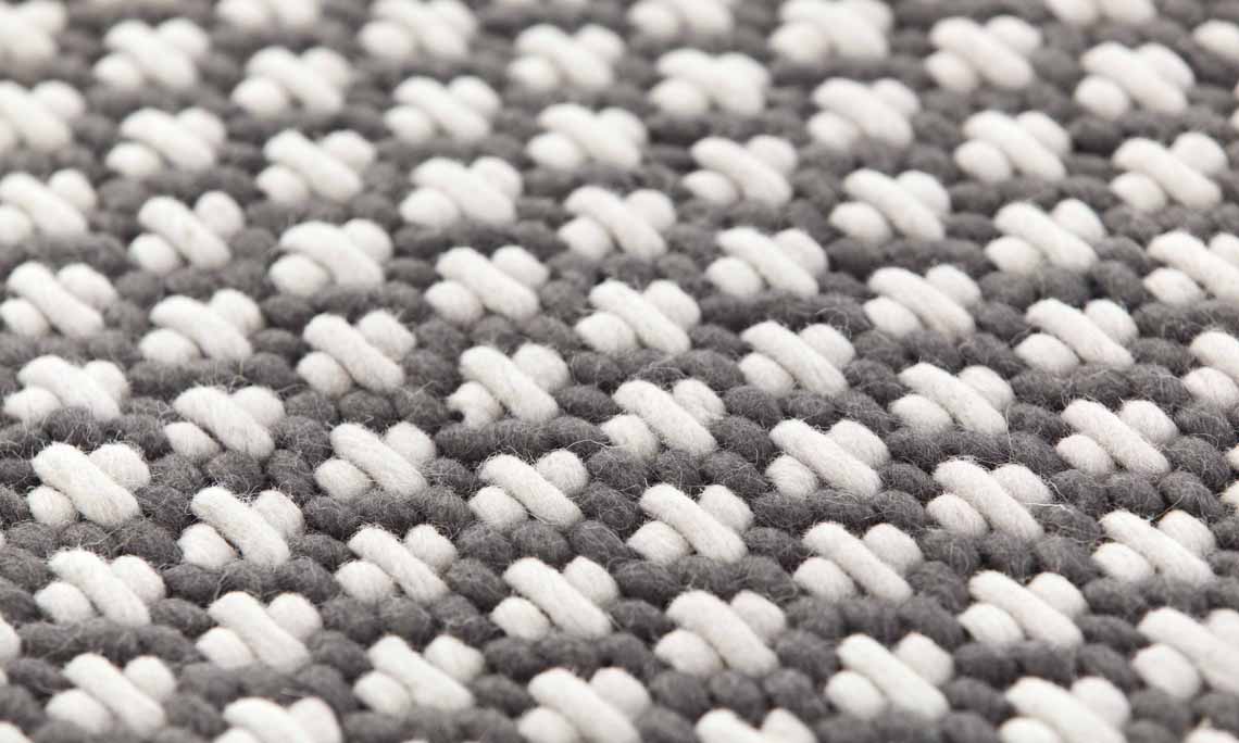 006093 Подушка Dark grey - White 50x50 GAN Silai Silaï - Вид №4