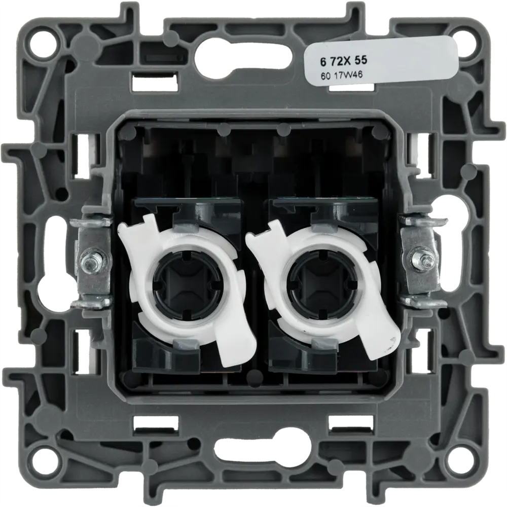 Компьютерная розетка Legrand Etika двойная RJ45 Cat 5e белая 82496519 STLM-0028704 - Вид №2