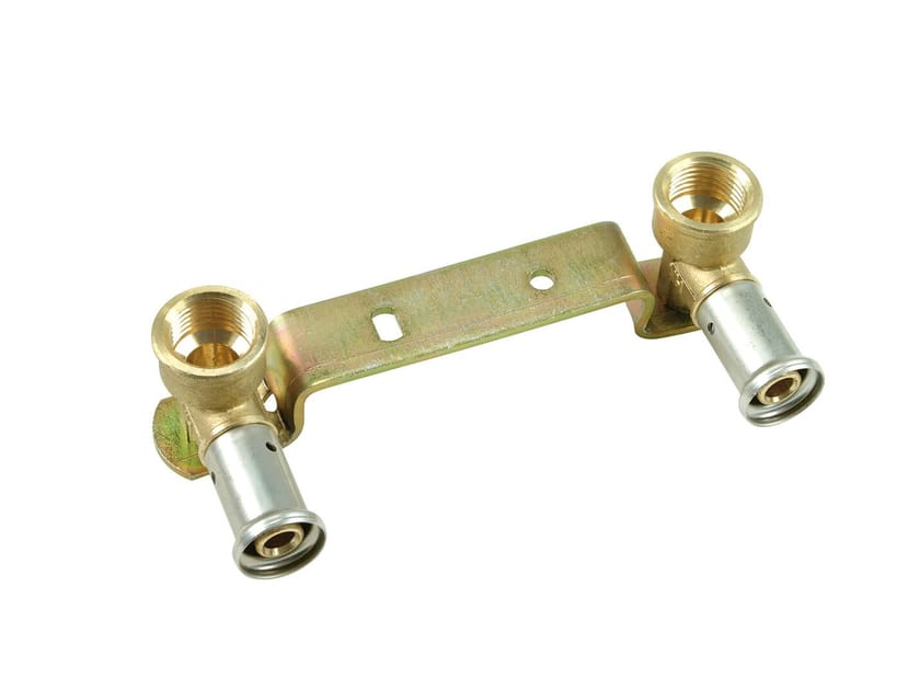 Контурный латунный кронштейн с двумя клеммами Cappellotto фитинги ARCH-00067692