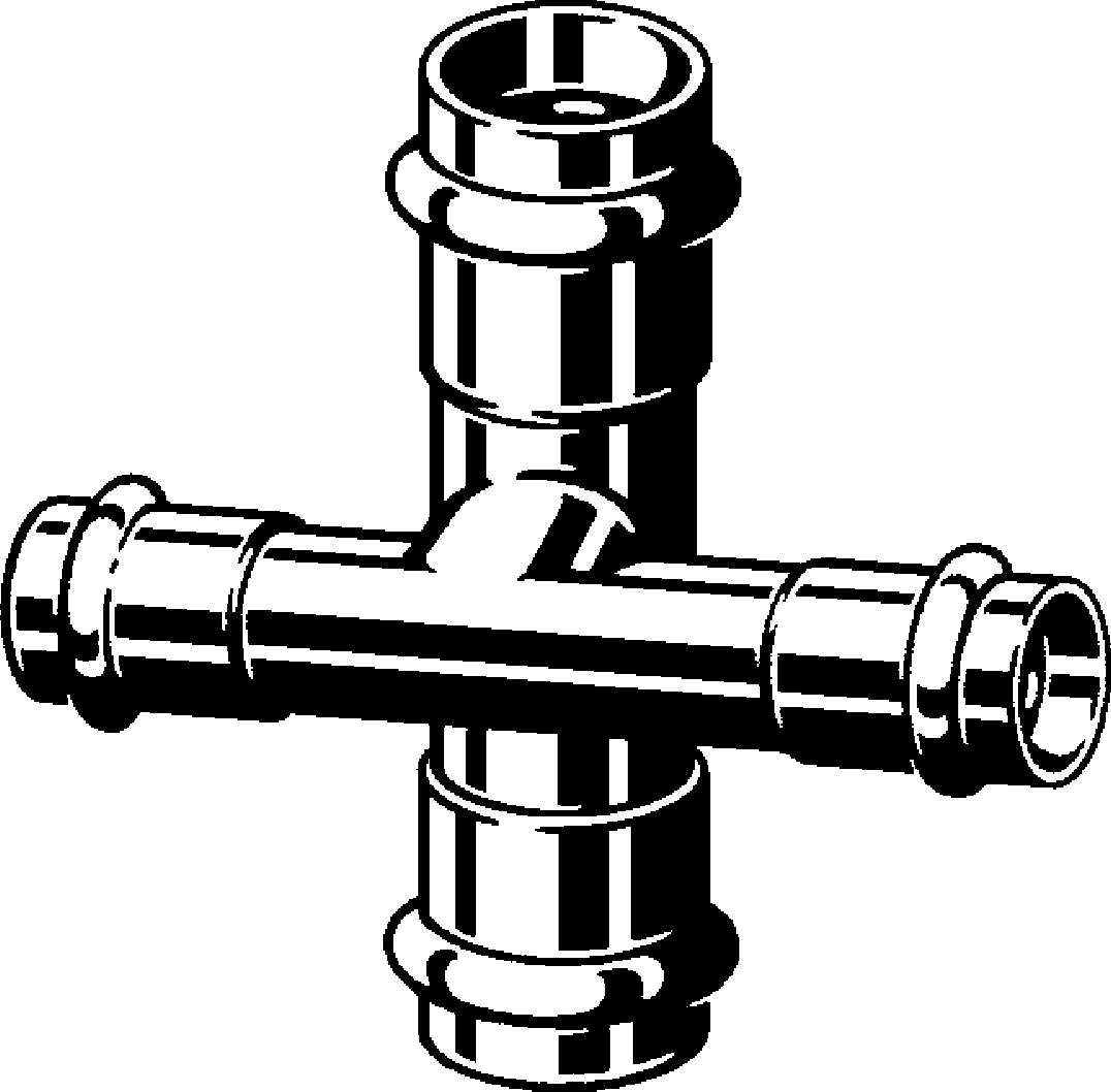 Viega Крестовина Prestabo 1148 (601157) 601 157 - Вид №1