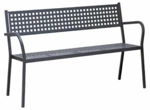 Vermobil Садовая скамейка из металла с подлокотниками Alice Ch3110