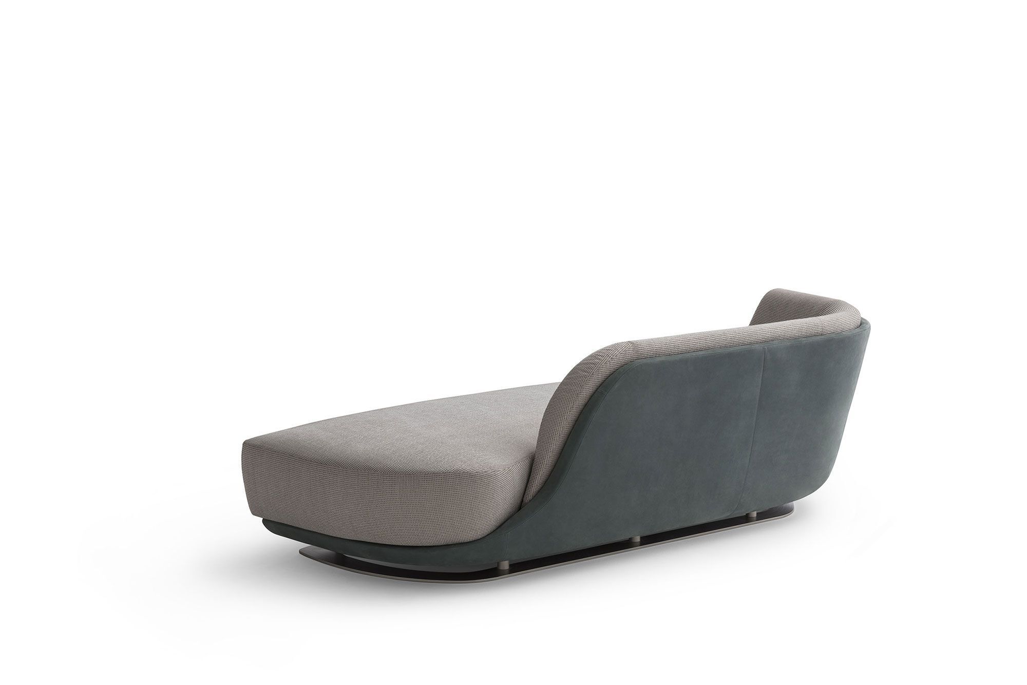 Шезлонг из кожи и ткани OAK New York Suite ARCH-00070040 - Вид №1