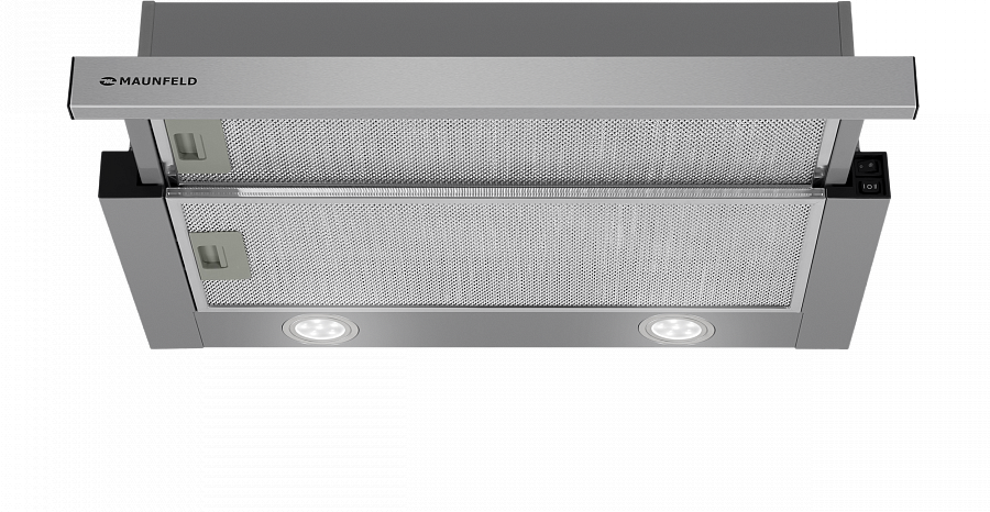 VS LIGHT 50 INOX Вытяжка vs light 50 ""нержавейка""/ • тип: встраиваемая • цвет: нержавейка • управление: колыбельное • ширина, мм: 500 • полная потребляемая мощность, вт: 140• количество скоростей: 2 • максимальная производительность, м3/ч: 480• диаметр Santreyd  - Вид №2