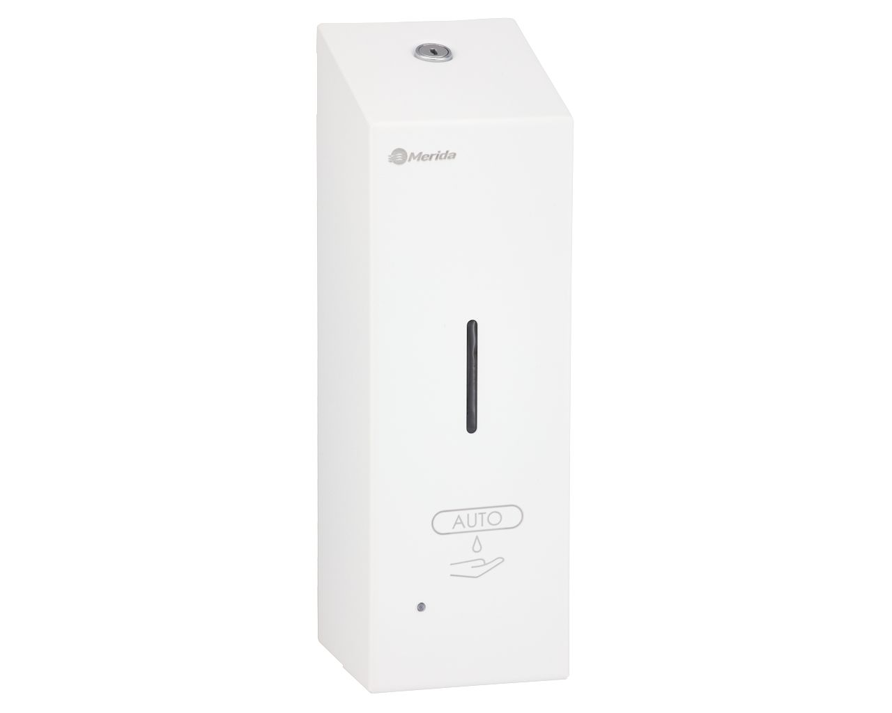 DSB220 Бесконтактный автоматический дозатор пенного мыла STELLA AUTOMATIC SLIM WHITE LINE для одноразовых стержней 800 мл, белый Merida 