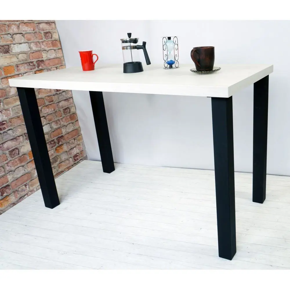 Ножка мебельная квадратная, 71 см сталь цвет чёрный, 4 шт DUCKANDDOG STLM-2154019 - Вид №1