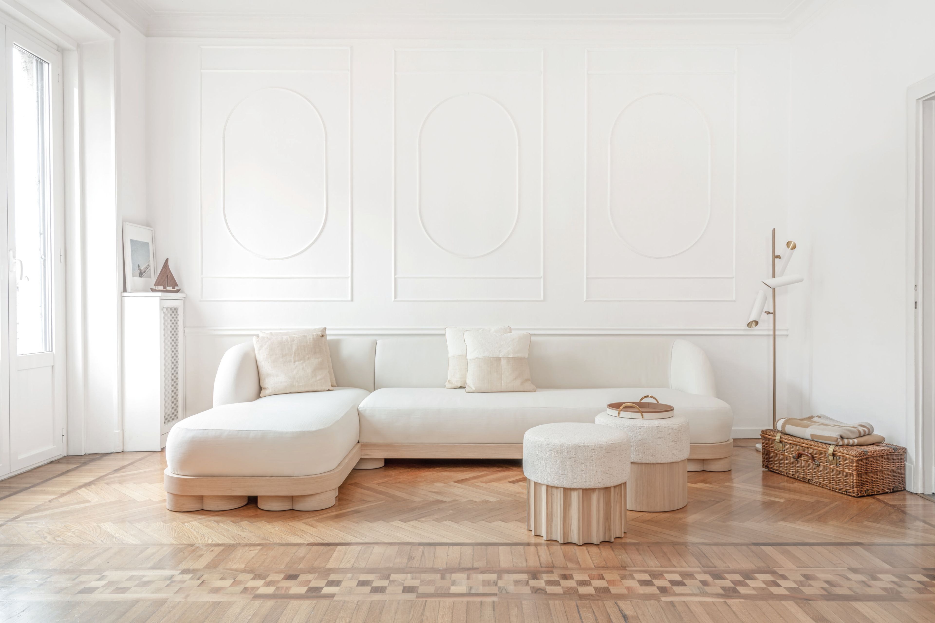 Модульный тканевый диван с полуостровом DOM EDIZIONI коллекция Ривьера ARCH-00090829 - Вид №2