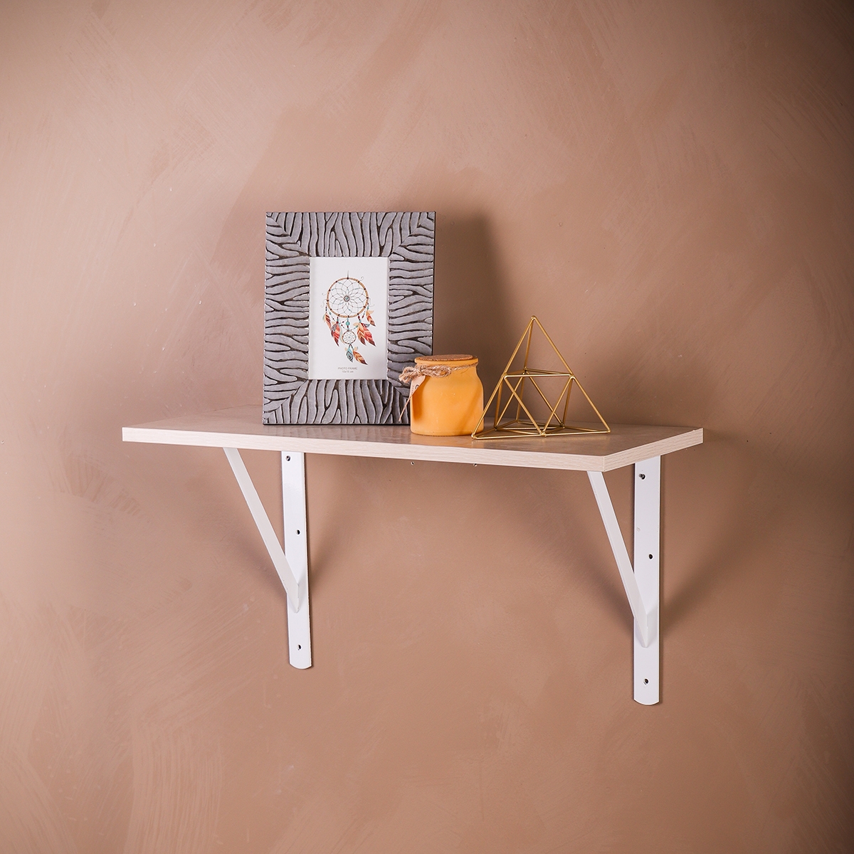 Кронштейн  Промышленный, 200x300 мм, белый LJPS0105 Public Steel Россия  - Вид №1