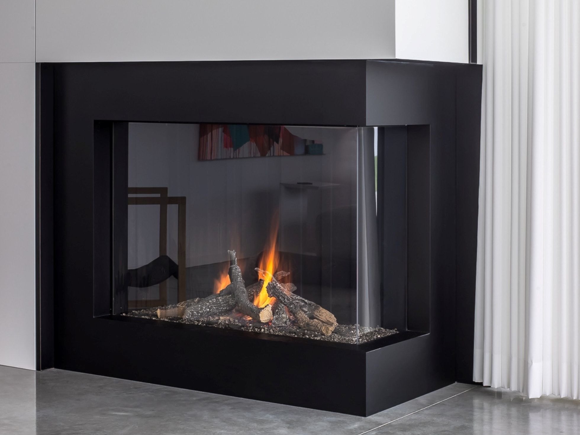 Газовый угловой камин Metalfire ARCH-00114069