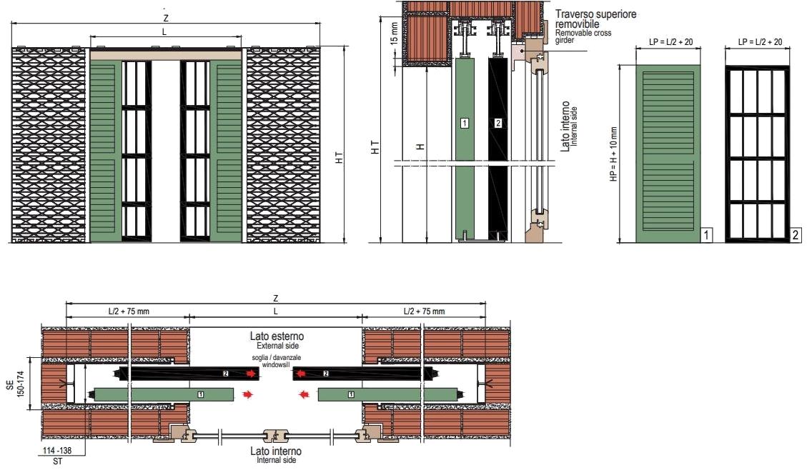 PROTEK® Двойная дверная опора для перил и ставен sun-id-1365858 - Вид №3