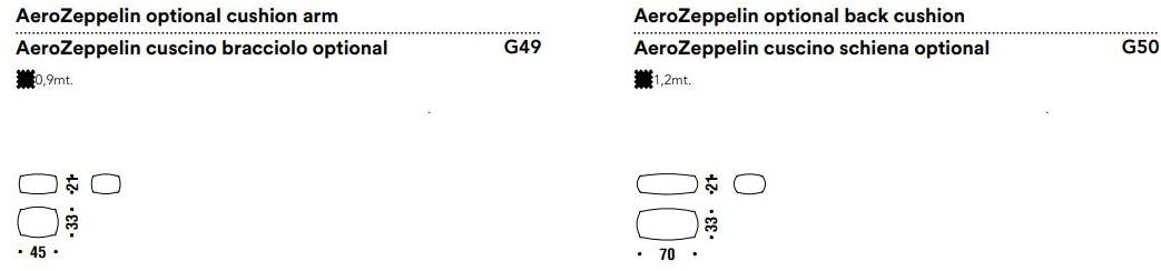 Moroso Секционный диван со съемным чехлом из ткани Aerozeppelin sun-id-1366216 - Вид №6