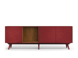 Секционный шкаф из МДФ с распашными дверями