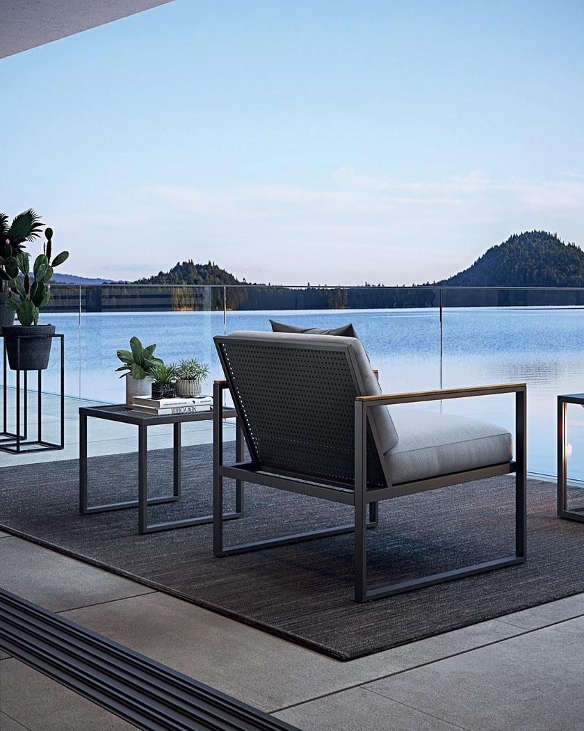 Atmosphera Садовое кресло с алюминиевыми и тканевыми подлокотниками Qubik Qu.pl - Вид №3