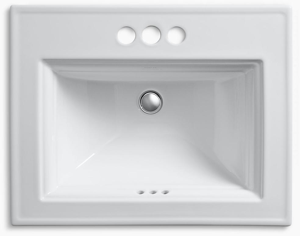 K-2337-4-47 Накладная раковина на столешницу  прямоугольная Kohler  - Вид №2
