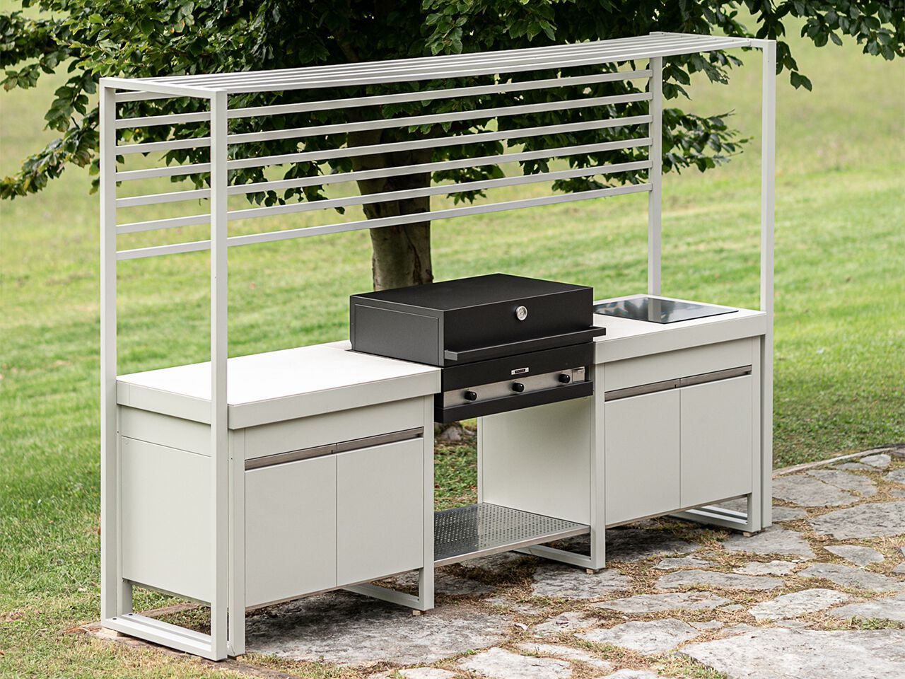 Модульная уличная кухня с газовым барбекю Fògher LARES ARCH-00124481 - Вид №4