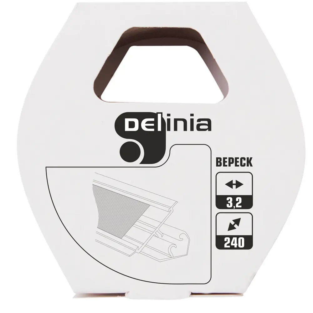 Кромка для плинтуса Вереск 240x3.2 см DELINIA STLM-2125058 - Вид №1