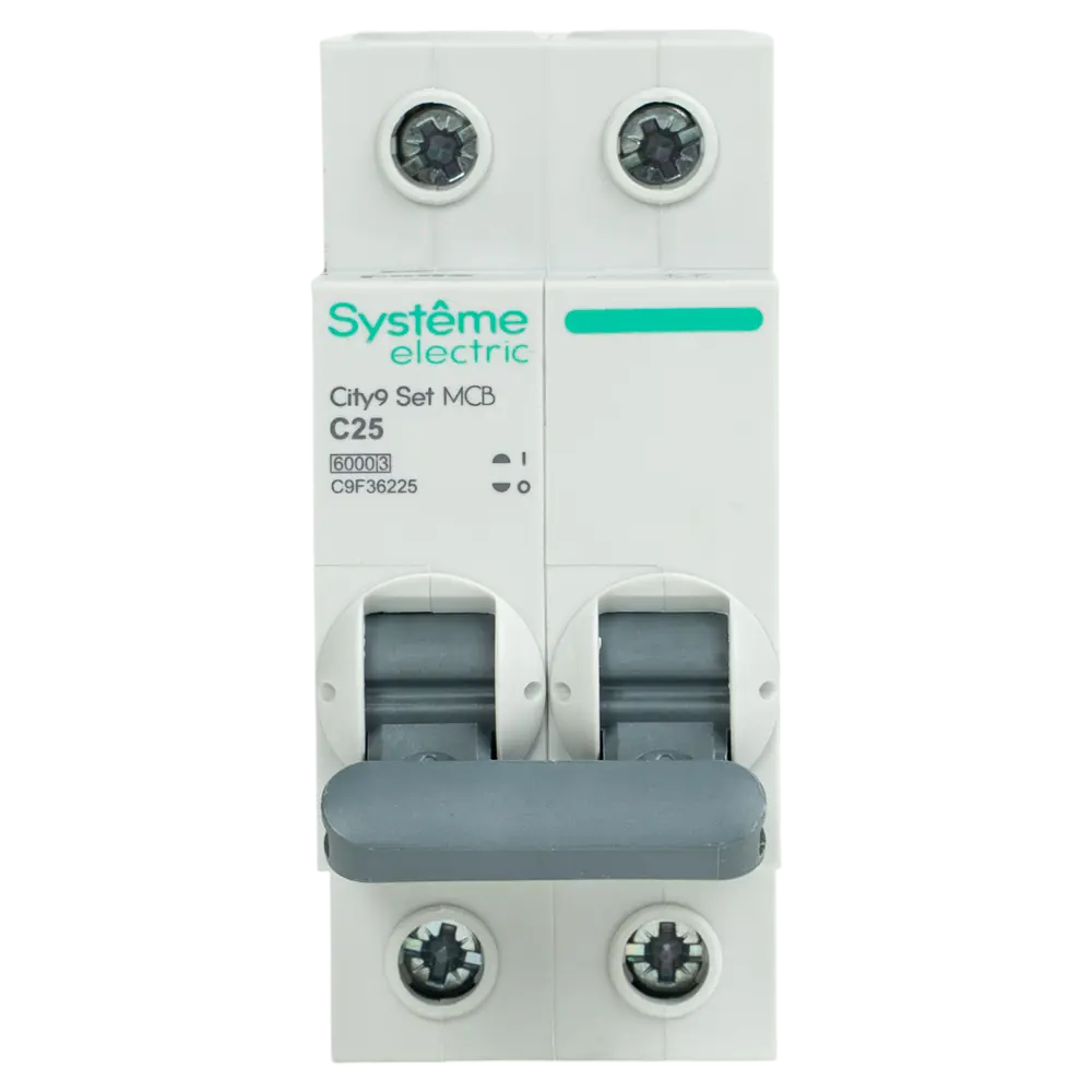 Автоматический выключатель SYSTEME ELECTRIC City9 25А двухполюсный 89412719 STLM-1575525 - Вид №2