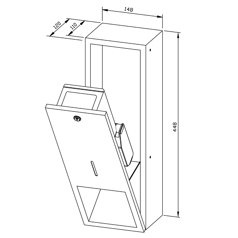 731595 Сенсорный дозатор дезинфицирующего средства WP208e-7 WAGNER_EWAR A-LINE Wagner Ewar  - Вид №1