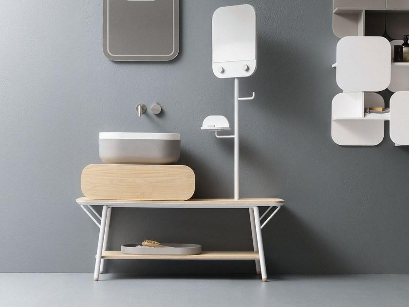 NOVELLO Тумба под умывальник с зеркалом Oblon sun-id-1435134 - Вид №2