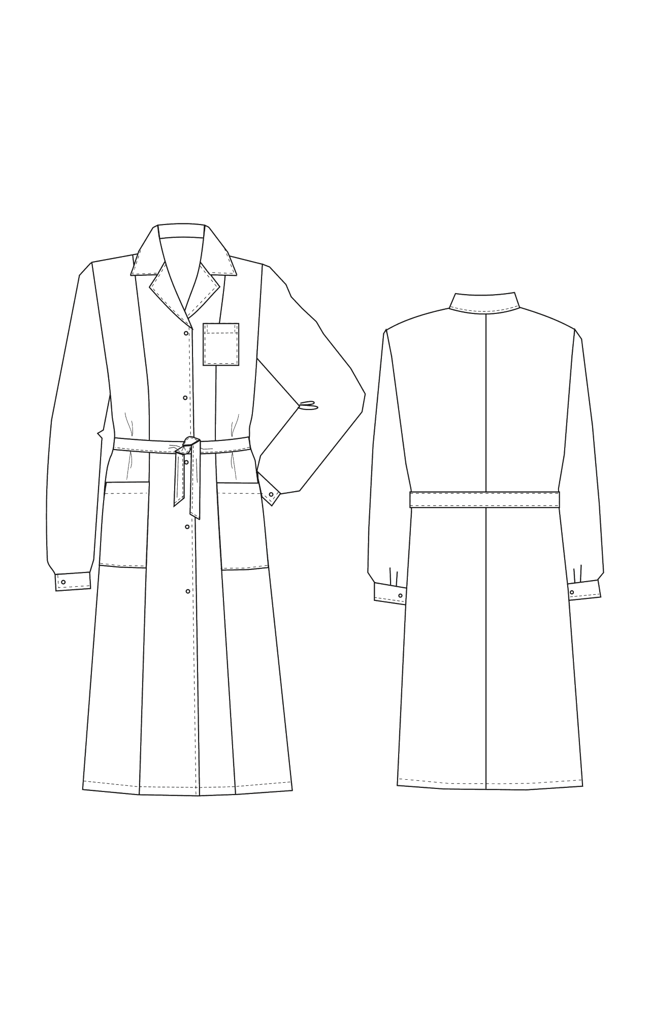 63261 Халат "Золушка" бирюза  Одежда для обслуживающего персонала  размер 48/158-164 Спецодежда  - Вид №3