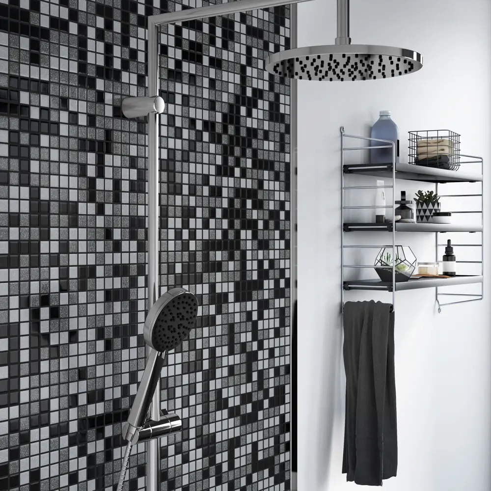 Мозаика стеклянная Artens Pool 32.7x32.7 см цвет черный, 20 шт STLM-2000943 - Вид №3