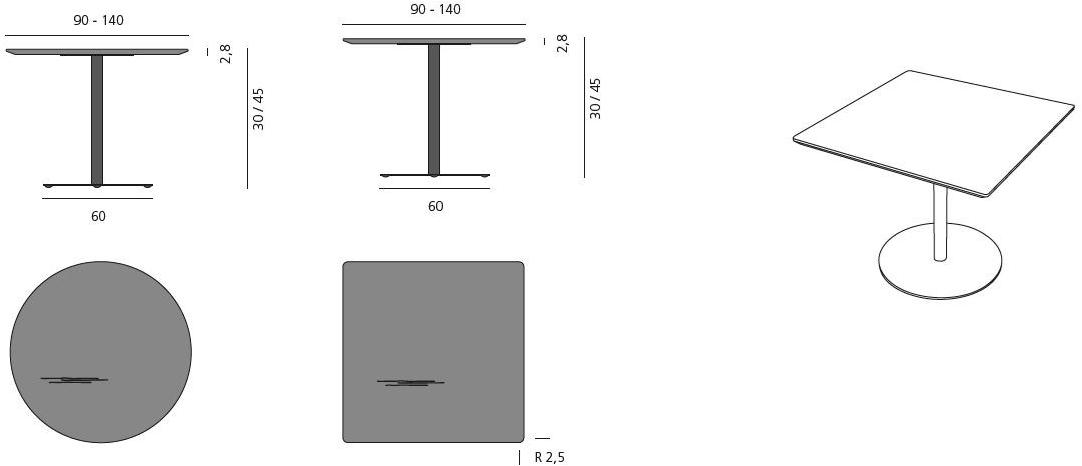 more Квадратный деревянный журнальный столик sun-id-1450636 - Вид №3