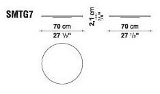 Maxalto Круглый деревянный стол с ленивой сьюзан Xilos sun-id-1379136 - Вид №3