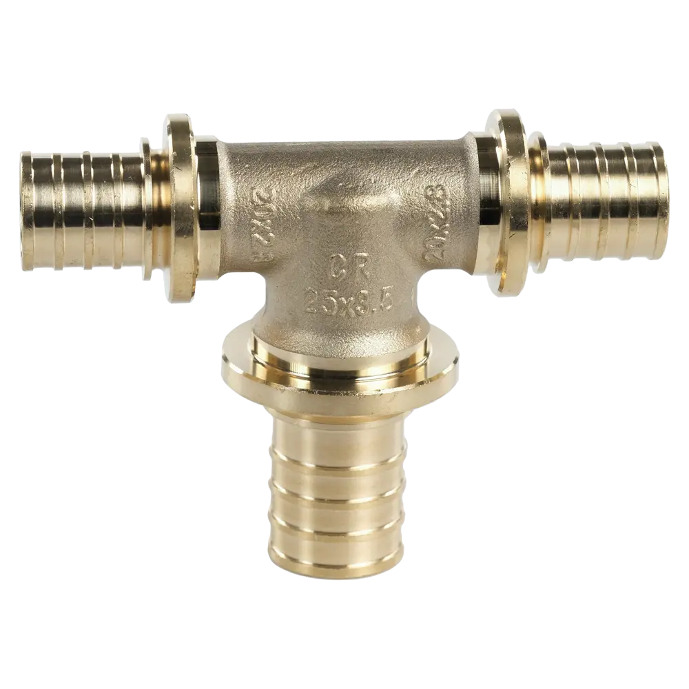 Тройник переходной Rehau 20×25×20 мм для систем отопления и водоснабжения 89384165 РЕХАУ STLM-1484993 - Вид №1