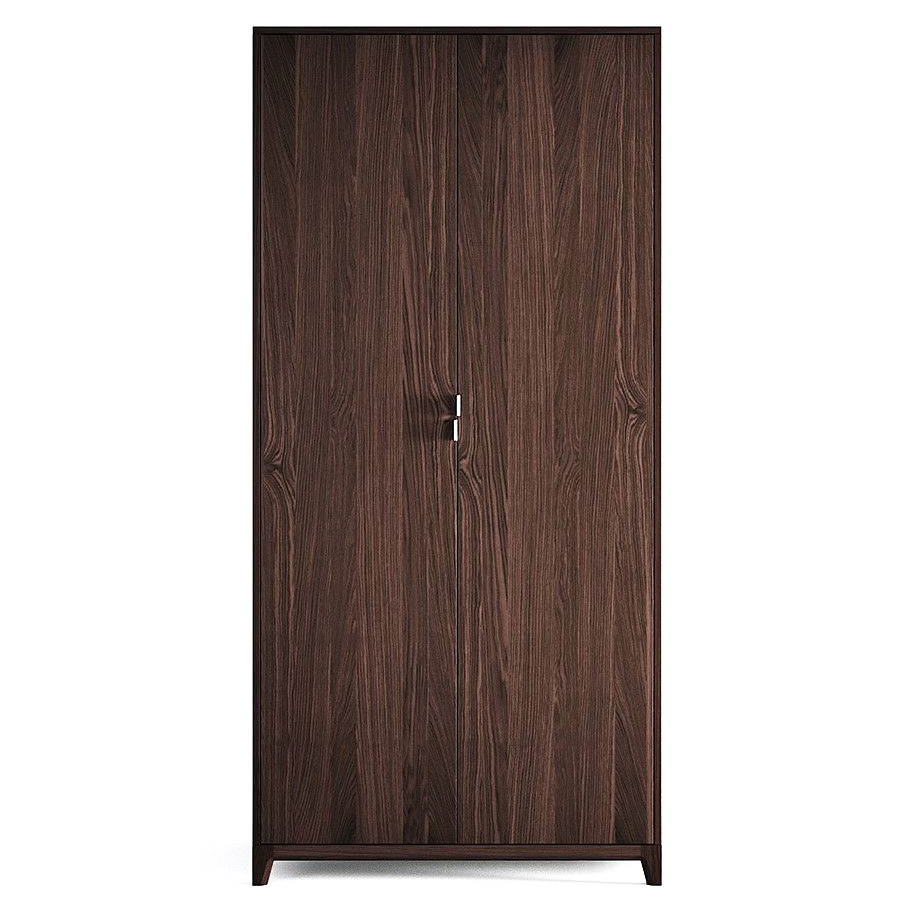 Шкаф двухдверный распашной темный дуб Case №3 THE IDEA  210418 Коричневый  - Вид №4