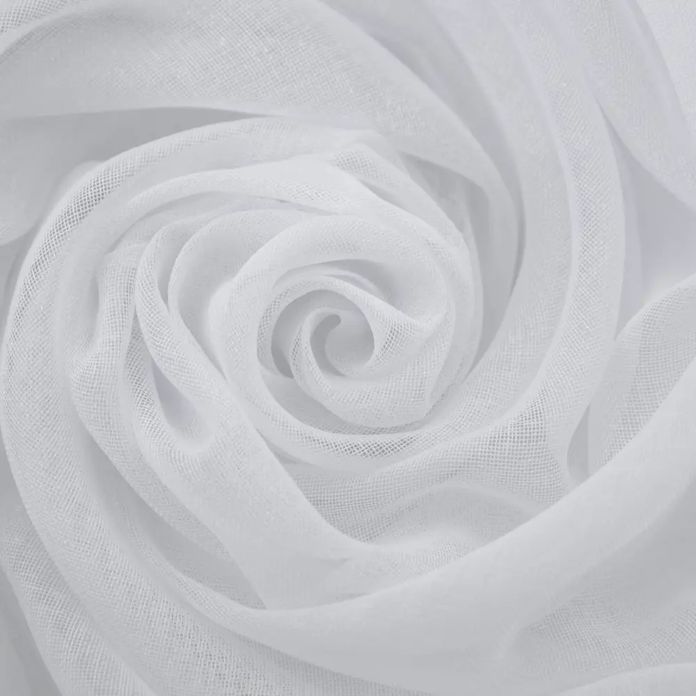 WITERRA Тюль «Лён» с подшивкой 250x180 см - воздушная текстура для гостиной 82038321 STLM-0018156 - Вид №1