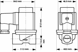 Danfoss EV251B — двухходовые электромагнитные клапаны с принудительным подъемом EV251B Клапан электромагнитный 032U538102  - Вид №1