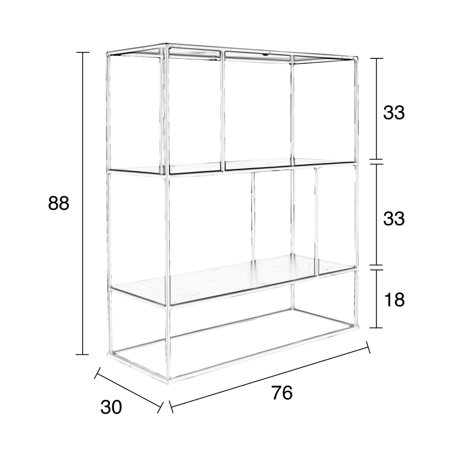 Стеллаж Son серая Zuiver 4200005 - Вид №11