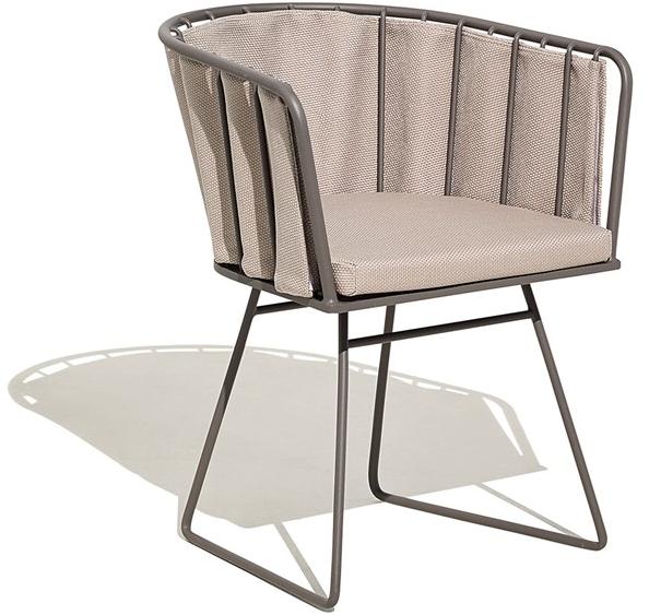 Bivaq Стул с салазками из алюминия с подлокотниками Illa sun-id-1477379 - Вид №2