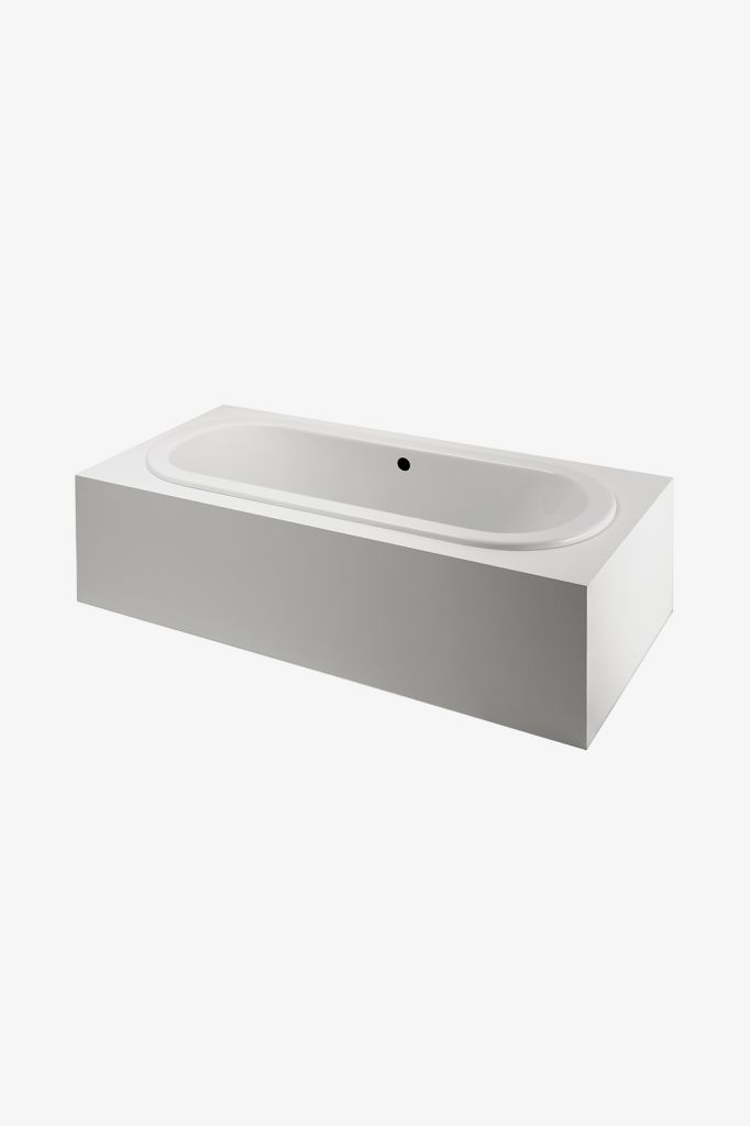 CLBT05 Классическая овальная ванна 72 x 37 x 22 дюйма с центральным сливом Waterworks Classic