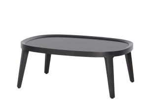 Низкий прямоугольный журнальный столик из ясеня