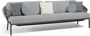 3 мест. диван фиксированный лава серебристый Manutti Radius