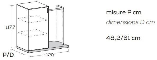 Nidi Отдельностоящий шкаф с дверцей sun-id-1482574 - Вид №2