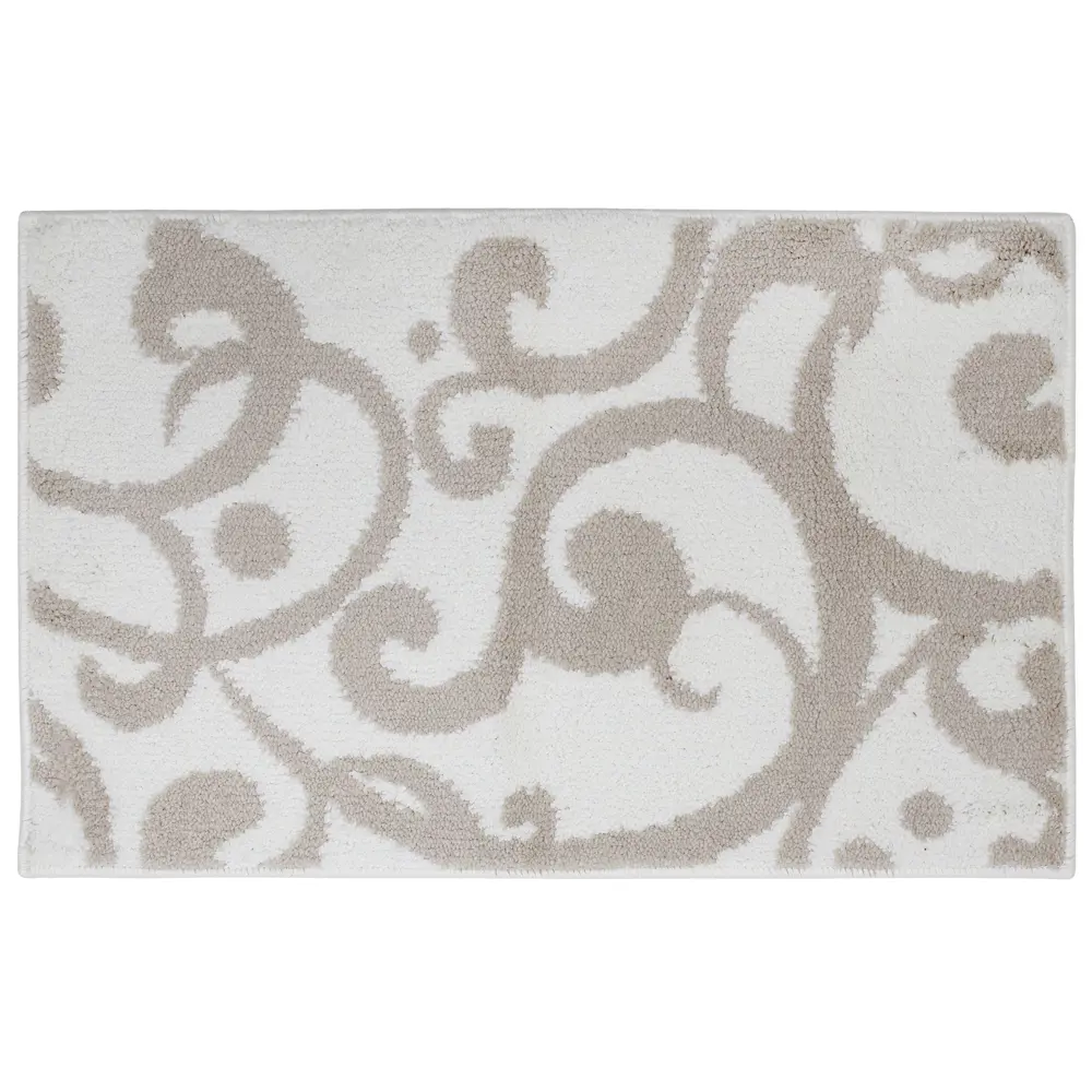 Коврик для ванной комнаты «Узоры» 50х80 см цвет бежевый MR PENGUIN STLM-2070213