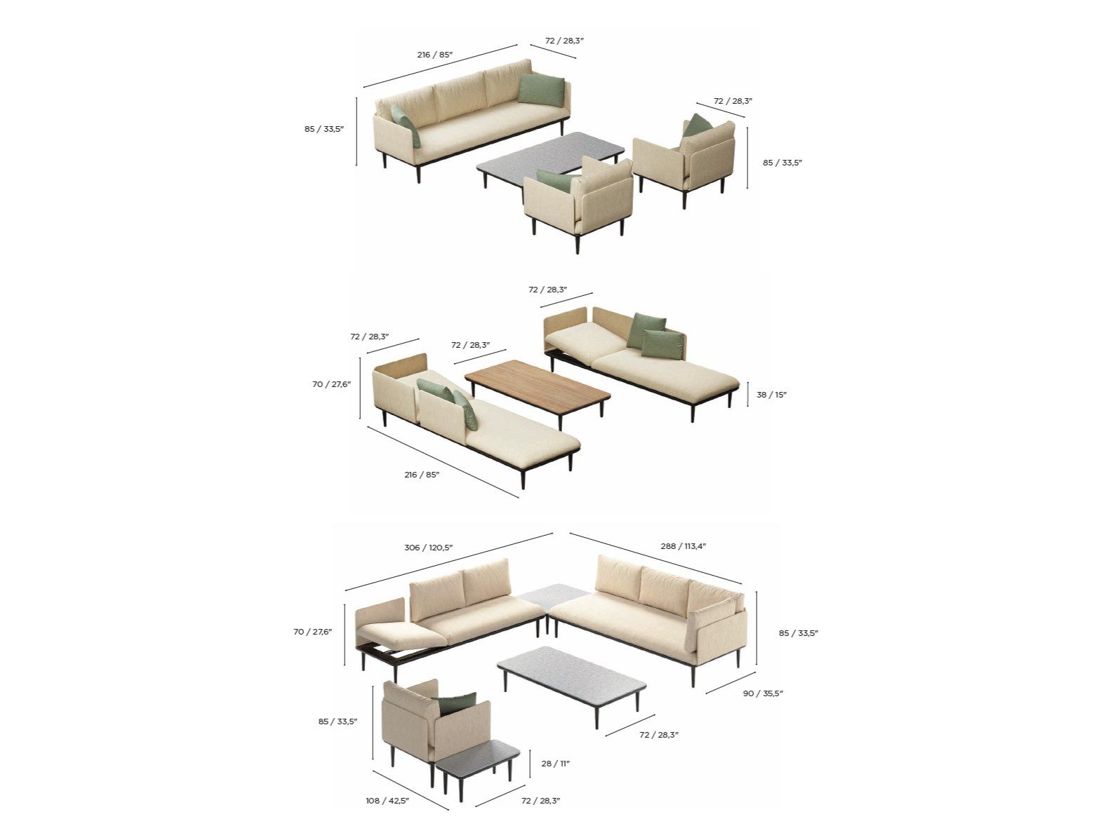 Гостиная ткань сад набор Royal Botania Styletto Lounge ARCH-00131207 - Вид №20