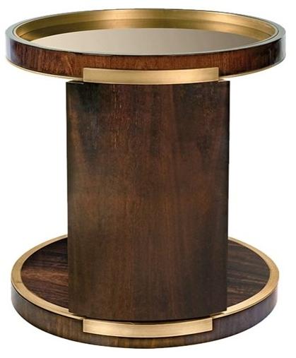 FRATO Круглый деревянный журнальный столик  Ffu260019aaa  - Вид №1