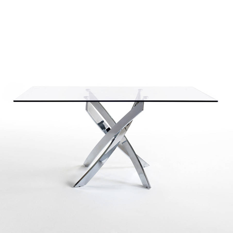 077752 Стол обеденный прямоугольный стекло 140x95 Angel Cerda F2133  - Вид №2