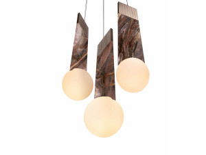 Мраморный подвесной светильник