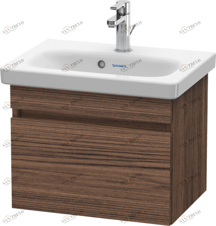 DS630302121 Тумбочка подвесная компакт DuraStyle #DS6303 500 x 368 мм Орех темный декор Duravit