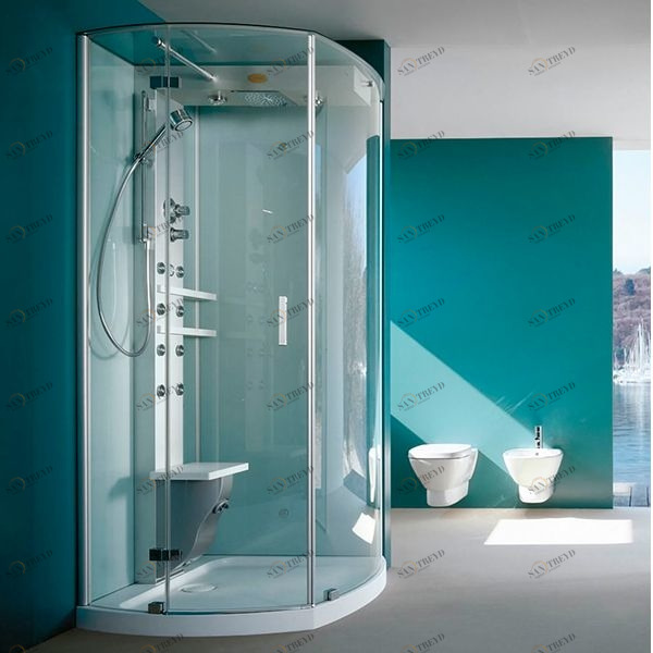 Душевая кабина с сиденьем Mynima 90 TB 9447-977A Sx Jacuzzi 9447977ASX