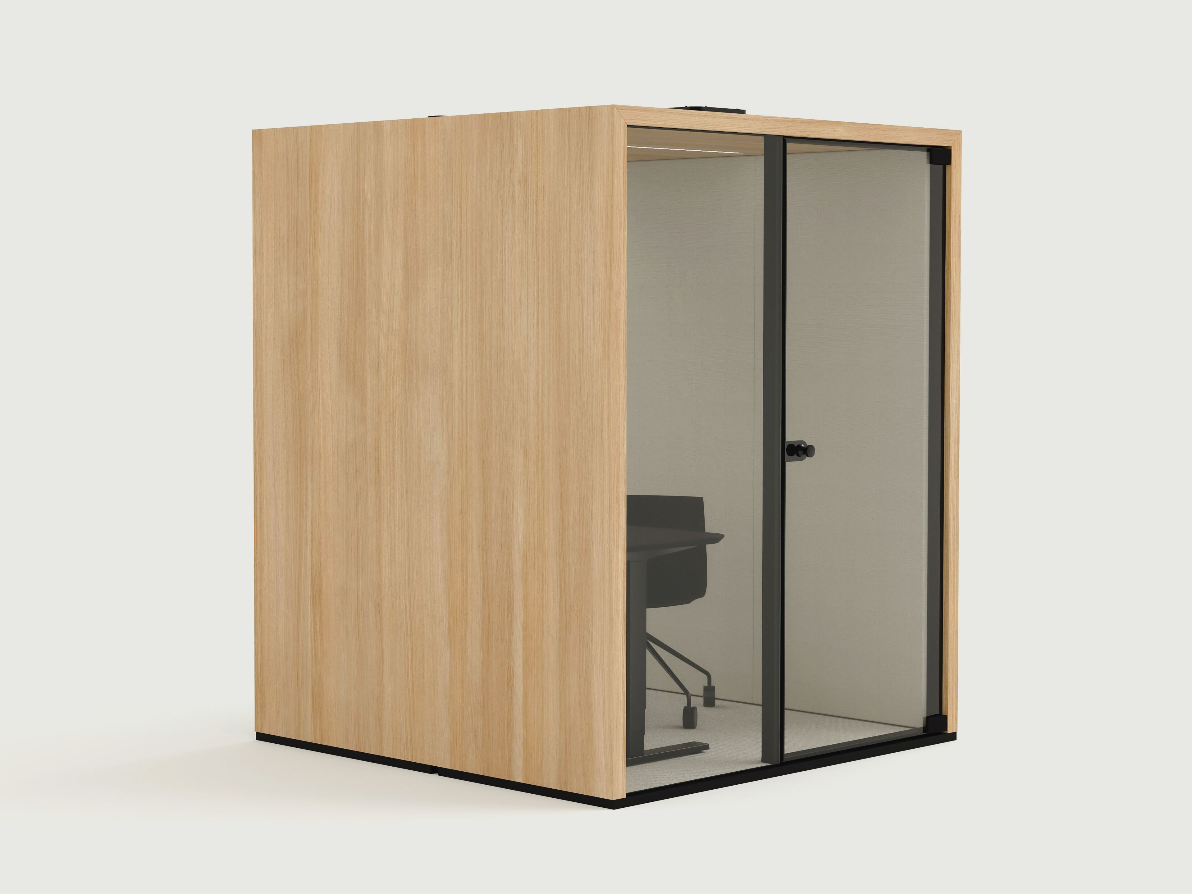 Одноместная акустическая офисная кабина со встроенным освещением Taiga Concept Lohko Picea ARCH-00100066 - Вид №10