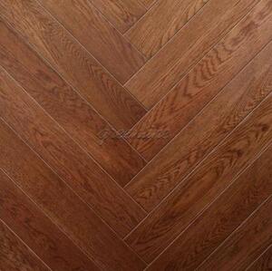 Паркет Ёлка GreenLine Гранада Дуб Натур (Гладкая) 500х125 мм.