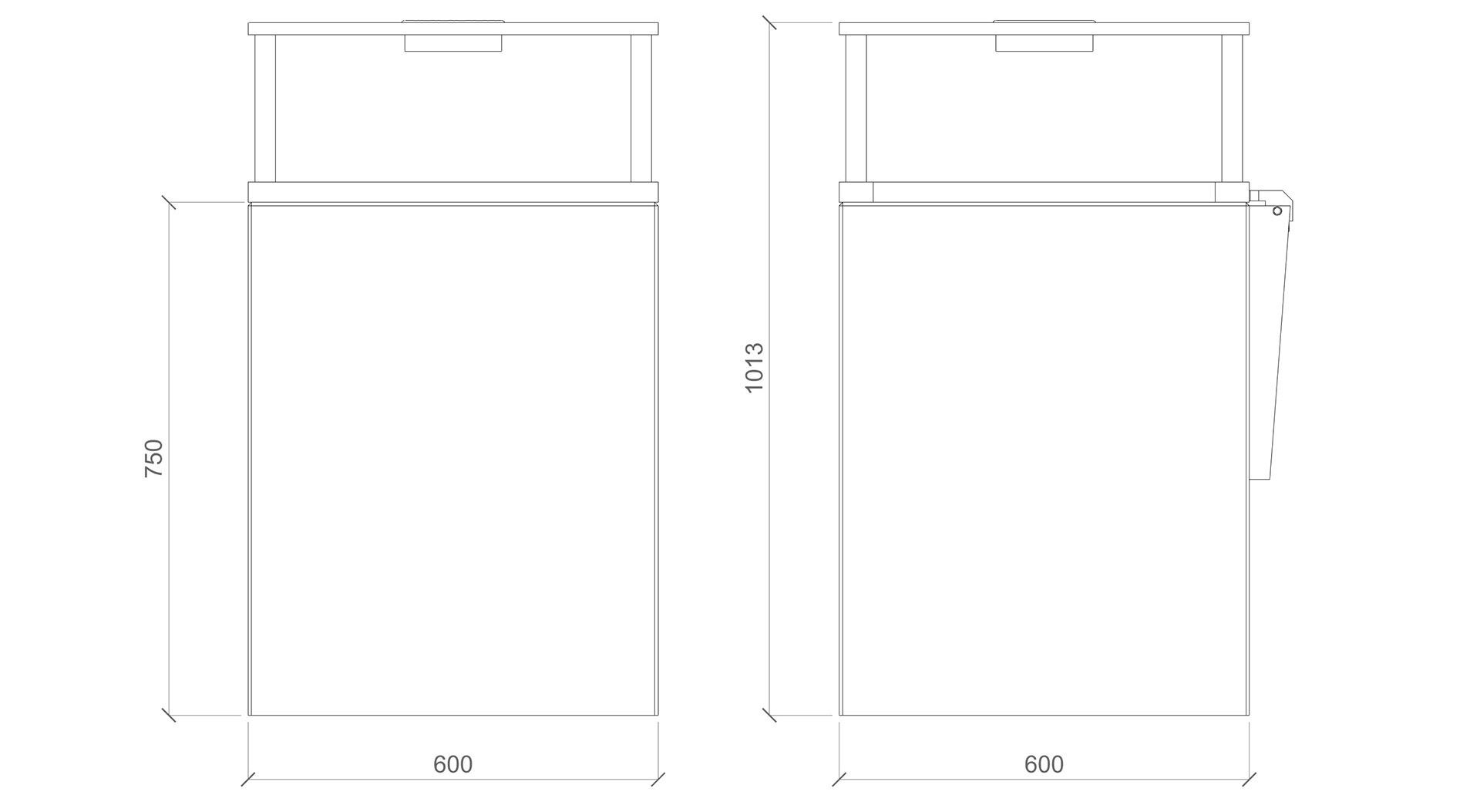 Бетонные стойки для мусора с крышкой Lazzari Афина ARCH-00133561 - Вид №14
