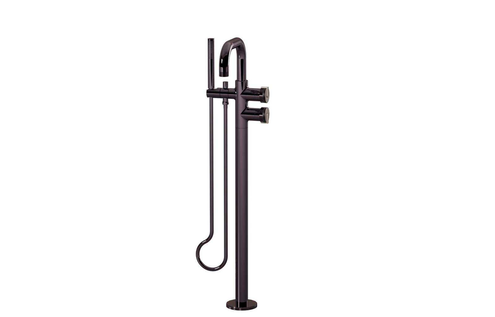 E-11557-R1GM-L1BNi-OX Смеситель напольный отдельностоящий (внешняя часть) GRAFF MOD+