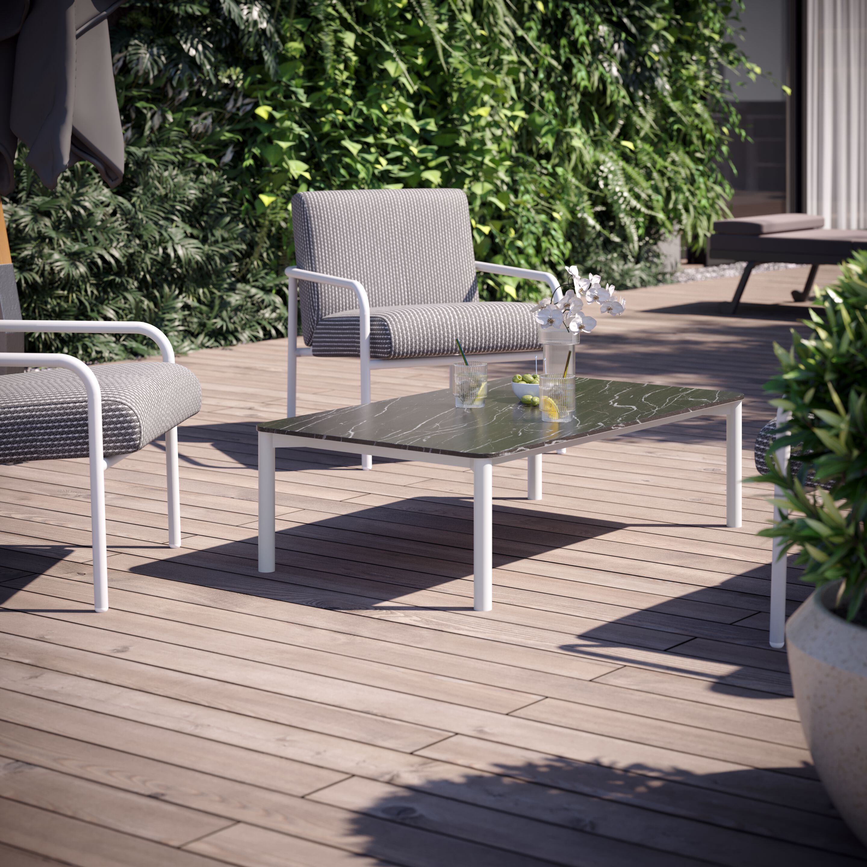 Квадратный или прямоугольный стол из мрамора или керамогранита GABER MANTIX MARBLE & PORCELAIN ARCH-00108073 - Вид №3