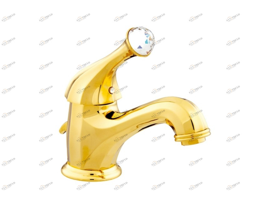 038103.000.50 Смеситель monolever для умывальника с кристаллами сваровски Яркий хром Mestre Indica
