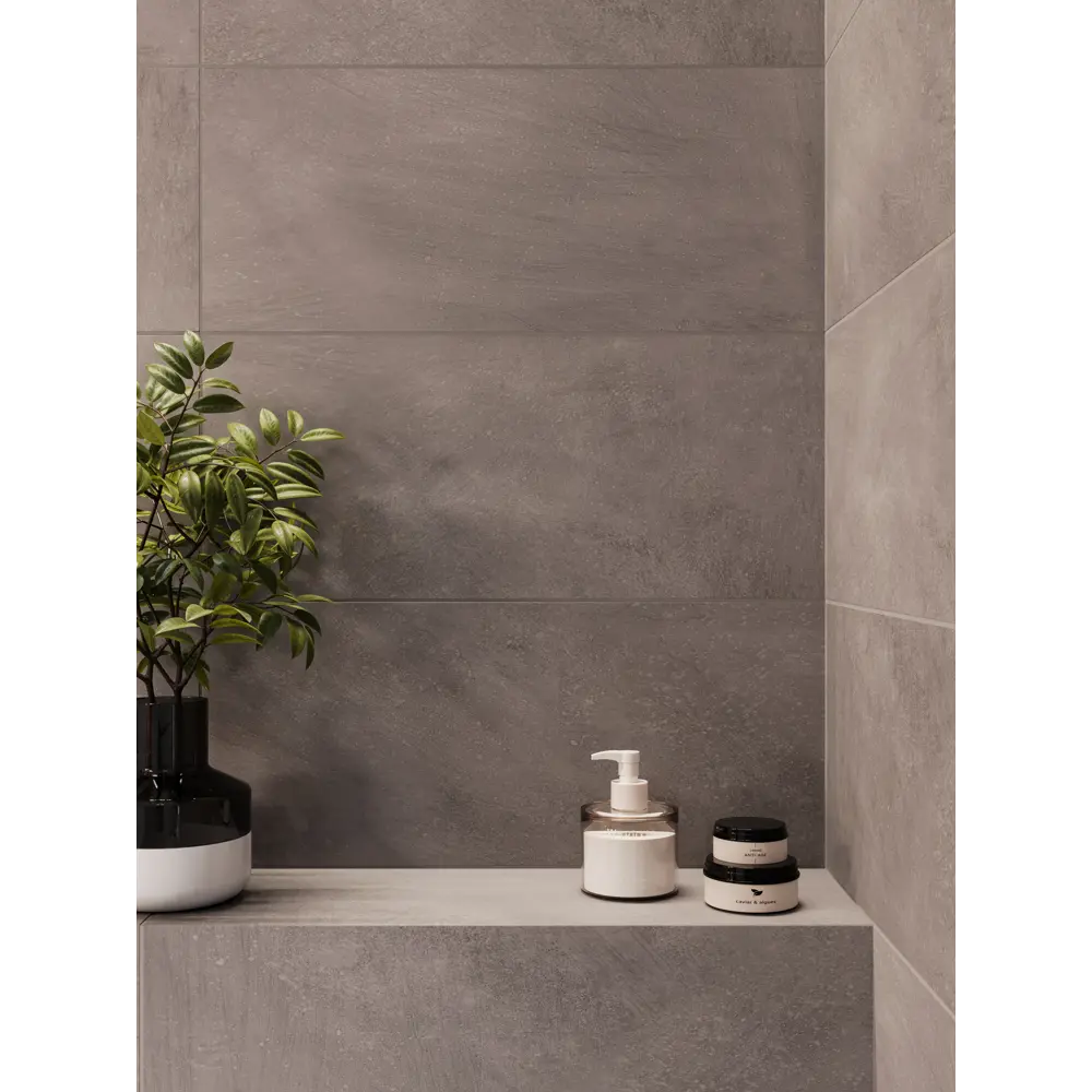 Настенная плитка Gracia Ceramica Mist 02 25x60 см 1.2 м² матовая цвет серый 89413344 STLM-2042682 - Вид №5
